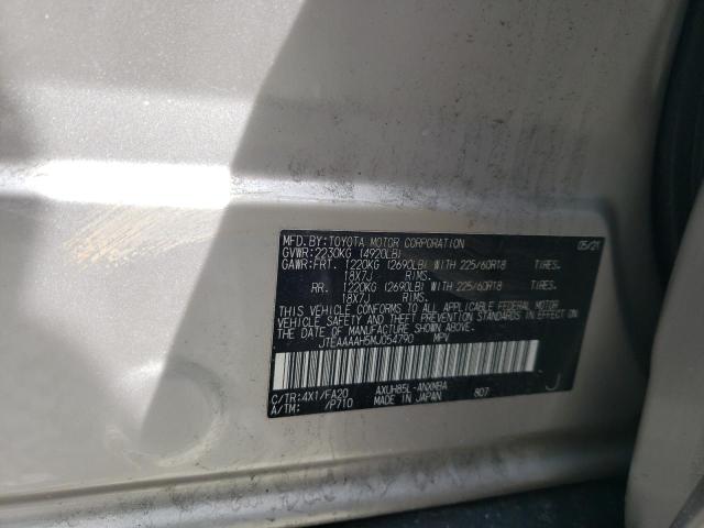 2021 TOYOTA VENZA LE - JTEAAAAH5MJ054790