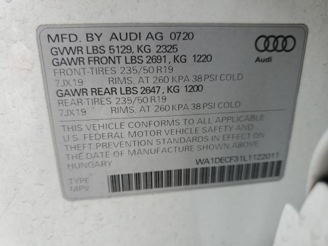 2020 AUDI Q3 PREMIUM - WA1DECF31L1122011