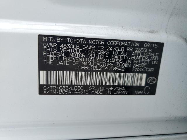 2015 LEXUS GS 350 JTHBE1BL2FA018542