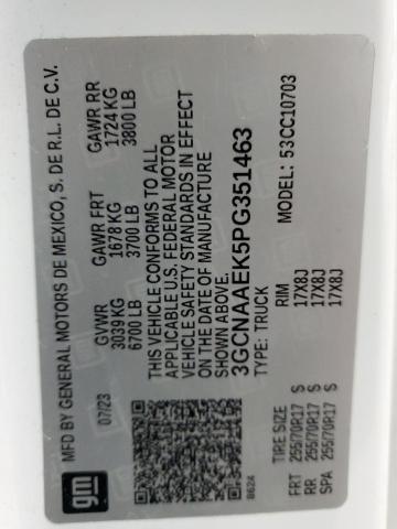 2023 CHEVROLET SILVERADO - 3GCNAAEK5PG351463