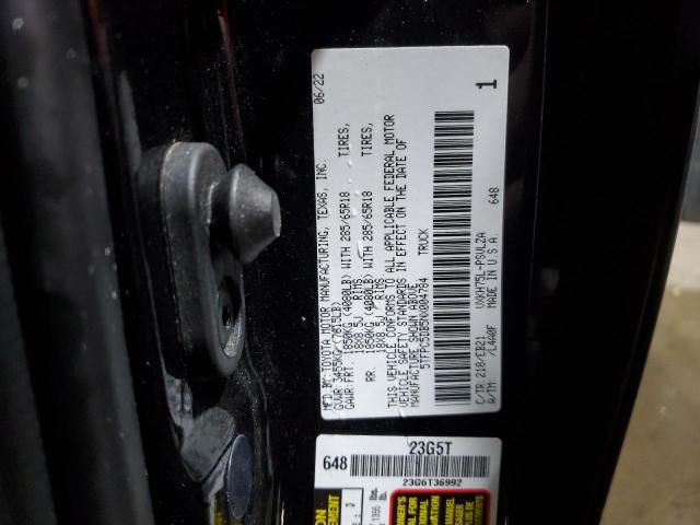 2022 TOYOTA TUNDRA CRE - 5TFPC5DB5NX004784