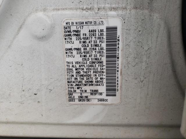 2017 NISSAN ROGUE S - JN8AT2MT3HW144473