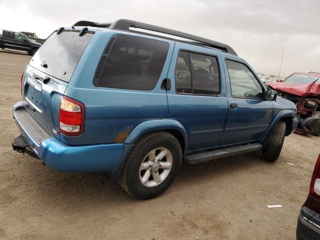NISSAN PATHFINDER 2003 blue  gas JN8DR09Y73W839925 photo #4