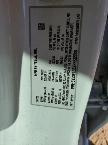 2023 TESLA MODEL 3 - 5YJ3E1EBXPF632286
