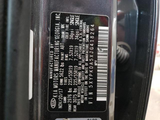 2018 KIA SORENTO SX - 5XYPKDA5XJG418264