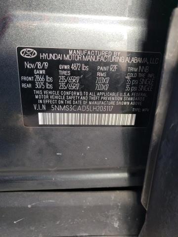 2020 HYUNDAI SANTA FE S - 5NMS3CAD5LH203117