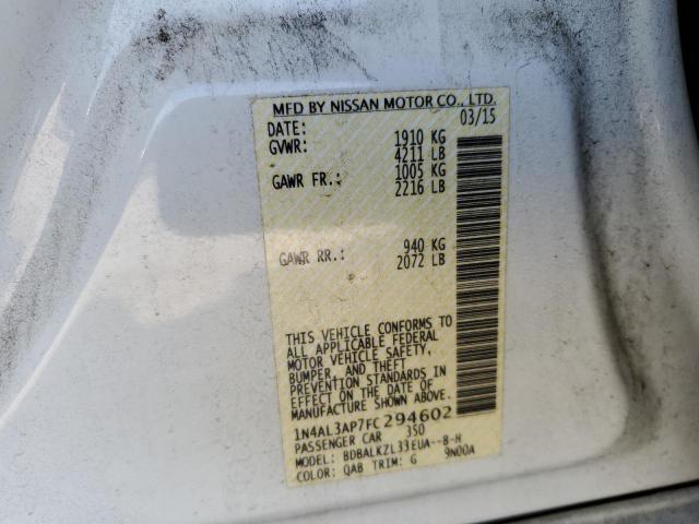 2015 NISSAN ALTIMA 2.5 - 1N4AL3AP7FC294602