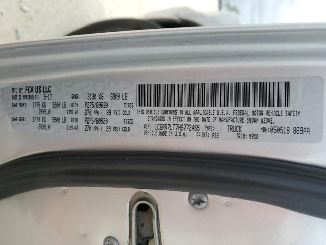 2017 RAM 1500 SLT - 1C6RR7LT7HS772465