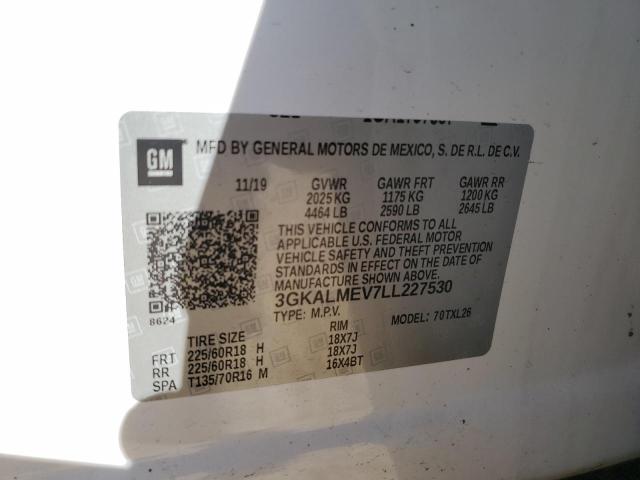2020 GMC TERRAIN SL - 3GKALMEV7LL227530