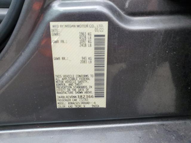 2022 NISSAN ALTIMA SR - 1N4BL4CV0NN382366