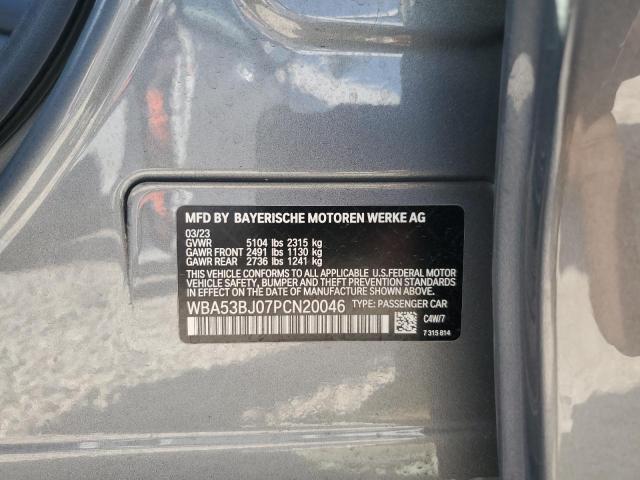 WBA53BJ07PCN20046 2023 BMW 540 I