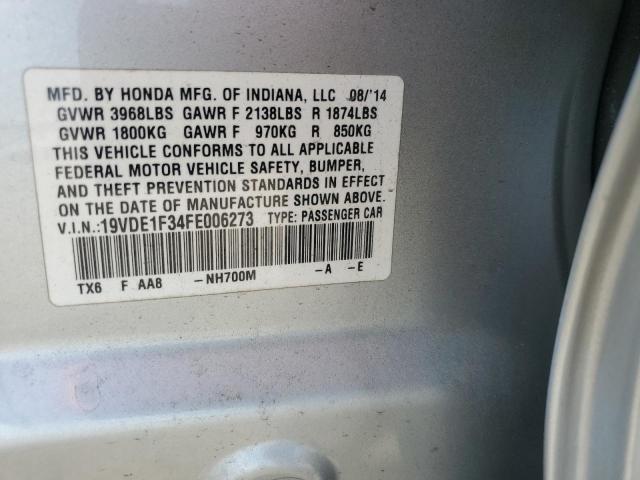 2015 ACURA ILX 20 - 19VDE1F34FE006273