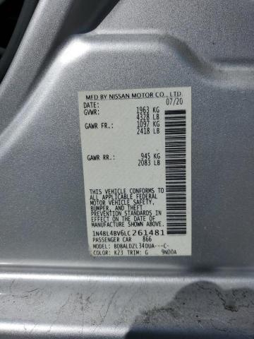 2020 NISSAN ALTIMA S - 1N4BL4BV6LC261481