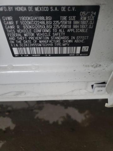 2025 HONDA HR-V SPORT 3CZRZ2H55SM703449