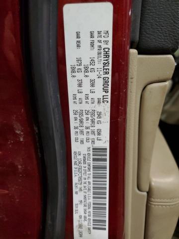 2015 JEEP GRAND CHER - 1C4RJFBG2FC705679