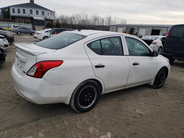 NISSAN VERSA S 2014 white  gas 3N1CN7AP1EL829692 photo #4