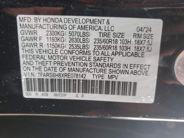 2024 HONDA CR-V SPORT - 7FARS6H8XRE078142