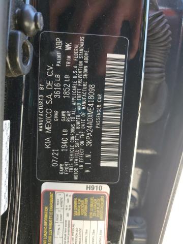 2021 KIA RIO - 3KPA24ADXME418098