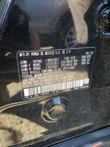 2022 HONDA HR-V SPORT 3CZRU5H19NM731711