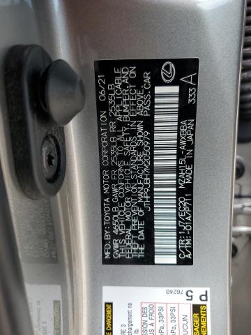 2021 LEXUS UX 250H JTHP9JBH7M2050979