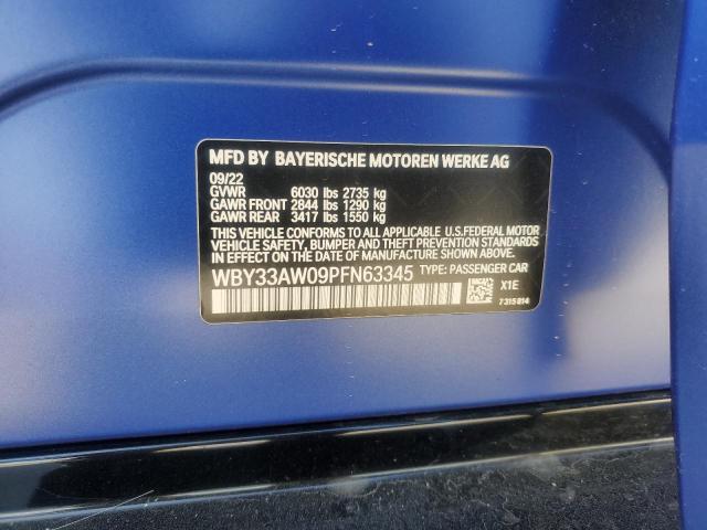 2023 BMW I4 M50 - WBY33AW09PFN63345