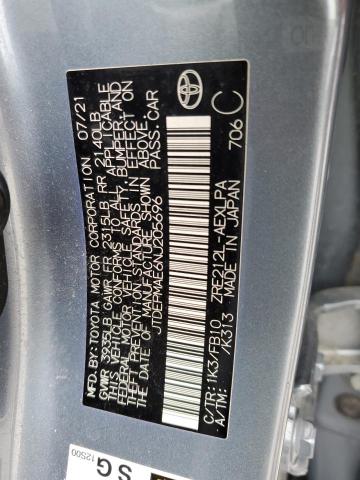 2022 TOYOTA COROLLA LE - JTDEPMAE6NJ205696