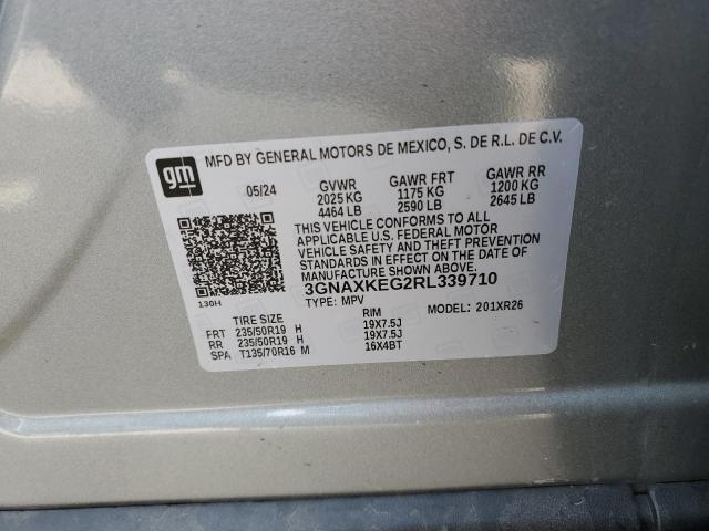2024 CHEVROLET EQUINOX LT - 3GNAXKEG2RL339710