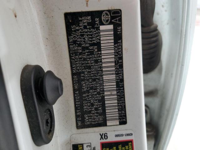 2015 TOYOTA COROLLA L #3304744957