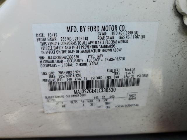 2020 FORD ECOSPORT S - MAJ3S2GE4LC330530