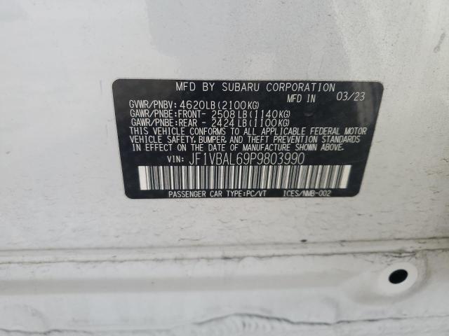 2023 SUBARU WRX LIMITE JF1VBAL69P9803990