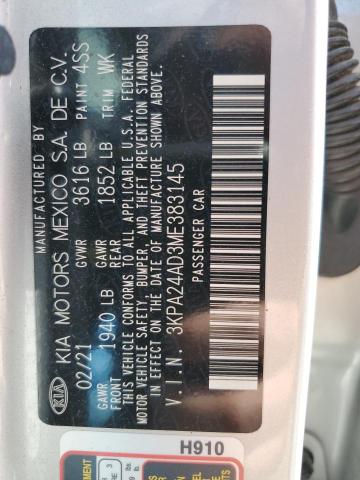 2021 KIA RIO LX - 3KPA24AD3ME383145