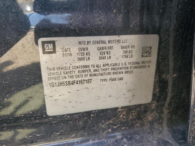 2015 CHEVROLET SONIC RS 1G1JH5SB4F4167187