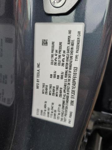 2023 TESLA MODEL 3 5YJ3E1EA0PF616153