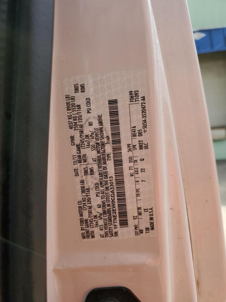 Lot #3193381874 2012 FORD ECONOLINE