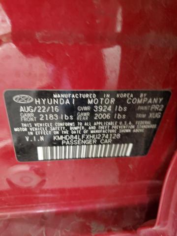 2017 HYUNDAI ELANTRA SE - KMHD84LFXHU274128