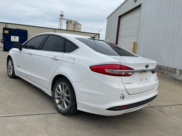 FORD FUSION S H 2017 white sedan 4d hybrid engine 3FA6P0UU5HR337204 photo #4