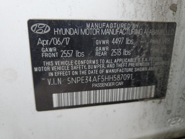 2017 HYUNDAI SONATA SPO - 5NPE34AF5HH587091