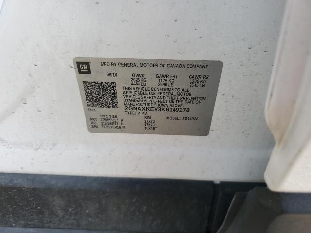 2019 CHEVROLET EQUINOX LT - 2GNAXKEV3K6149178
