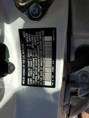 2021 HONDA CIVIC EX - SHHFK7H65MU226238