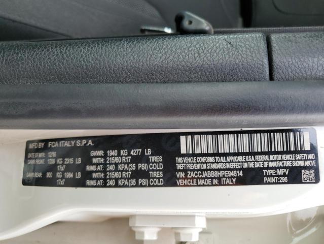 2017 JEEP RENEGADE L - ZACCJABB8HPE94614
