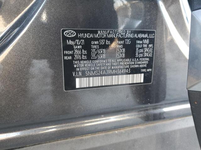 2021 HYUNDAI SANTA FE S - 5NMS24AJ9MH364943