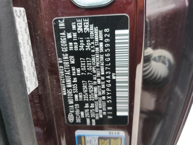 2020 KIA SORENTO L - 5XYPG4A37LG659928