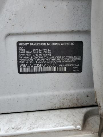 2017 BMW 530 XI - WBAJA7C35HG458360