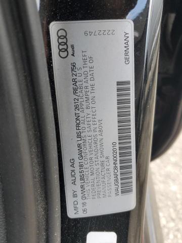 2017 AUDI A6 PREMIUM - WAUG8AFC8HN002010