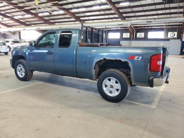 CHEVROLET SILVERADO 2011 blue 4dr ext flexible fuel 1GCRKSE3XBZ360410 photo #3