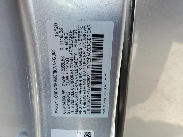 2021 HONDA ACCORD LX - 1HGCV1F16MA025359