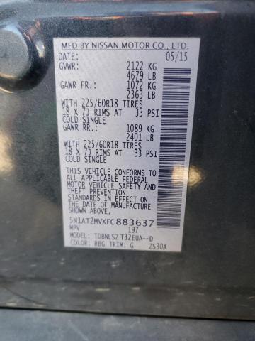 2015 NISSAN ROGUE S - 5N1AT2MVXFC883637