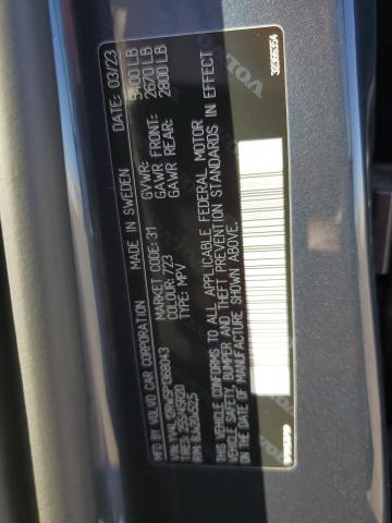 2023 VOLVO XC60 PLUS YV4L12RW5P1368043