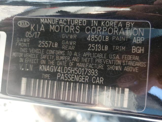 2017 KIA OPTIMA PLU KNAGV4LD5H5017393