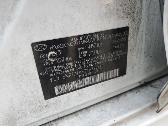 2019 HYUNDAI SONATA SE - 5NPE24AF3KH792435